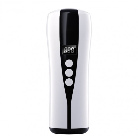 MizzZee - Vibrating Moaning Interactive Counting Masturbator Cup (Chargeable - White)